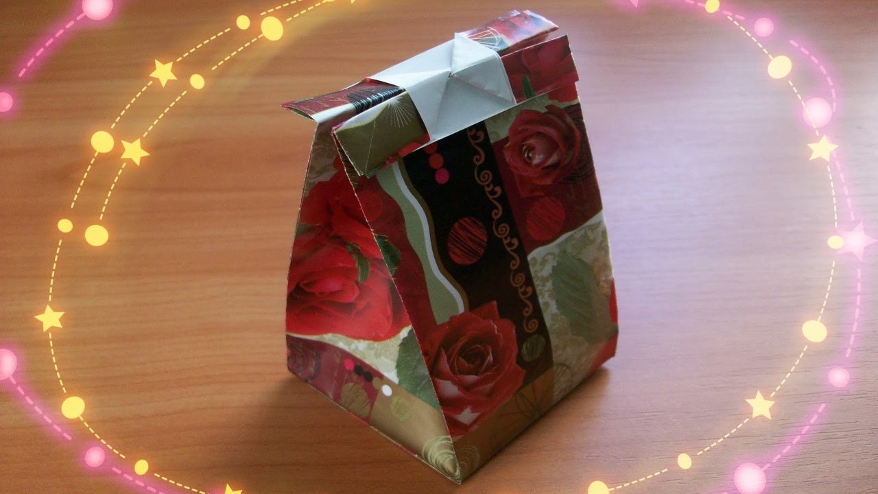 How To Make a GIFT BAG Easy Paper Crafts For Kids and Adults. Origami
