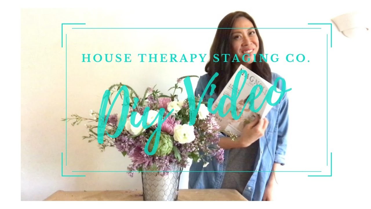 How to make a Joanna Gaines Floral Arrangement
