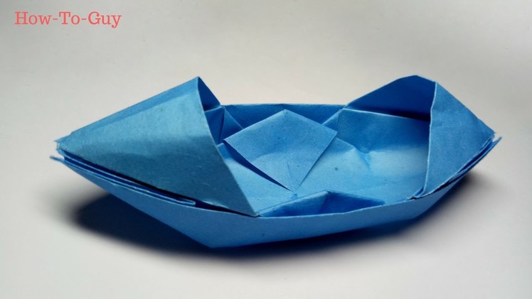 How To Make a Paper Boat - Origami Paper Boat That Floats - Best Paper Boat!