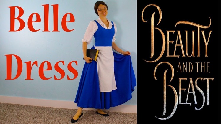 How To Make A Peasant Belle Blue Dress! Beauty And The Beast Costume!