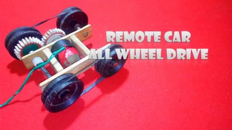 How to make a  remote control car ,very easy