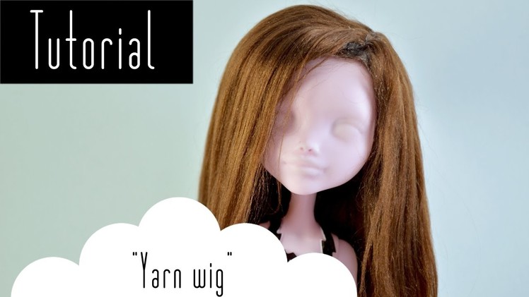 How to make a wig cap & wig  | yarn wig part 2