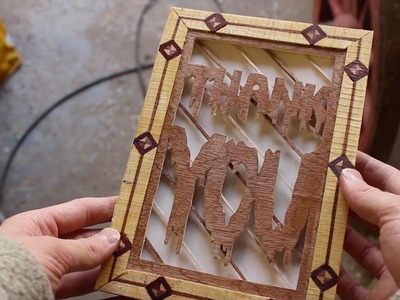 How To Make A Wooden Card!