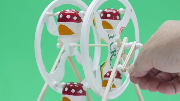 How to Make a Working Ferris Wheel at Home - Diy Projects.Crafts Ideas for Kids