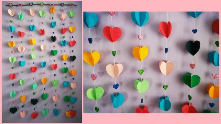 How to make easy paper wall hanging