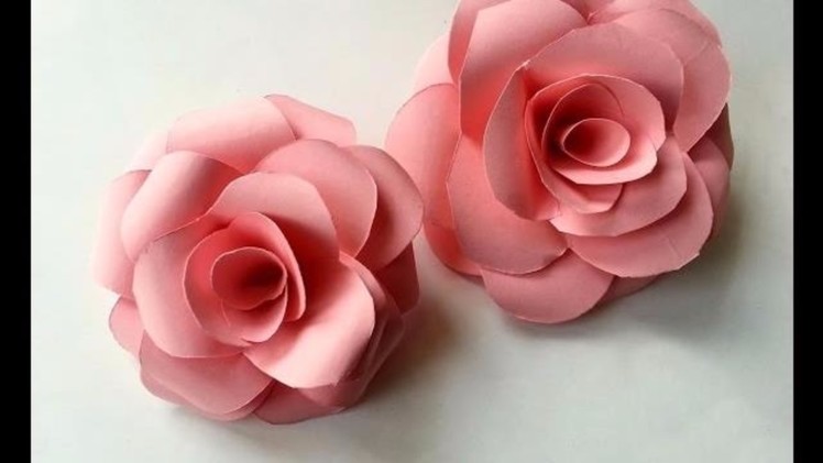 How to make flowers with paper [rose]