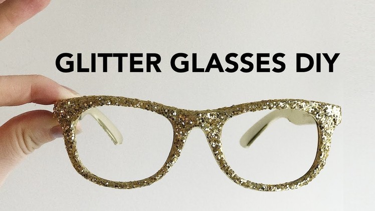 How To Make Glitter Glasses