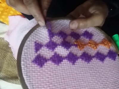 How to make hand embroidery stitches easily
