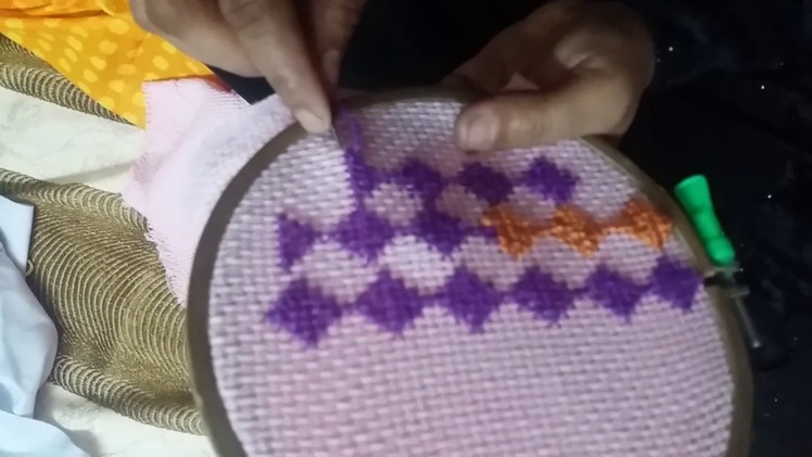 How to make hand embroidery stitches easily