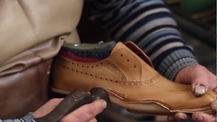 How to make handmade designer shoes.