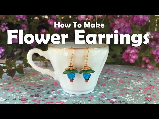 How To Make Jewelry: How To Make Flower Beaded Earrings