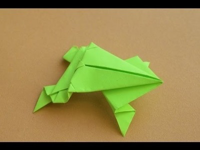 How to make jumping frog with paper
