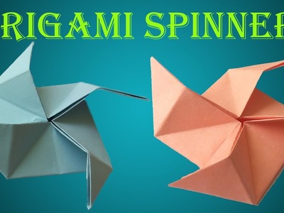 How To Make Origami Spinner & Cat Face