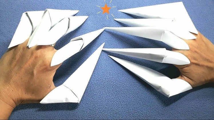 How to make paper Origami Claws