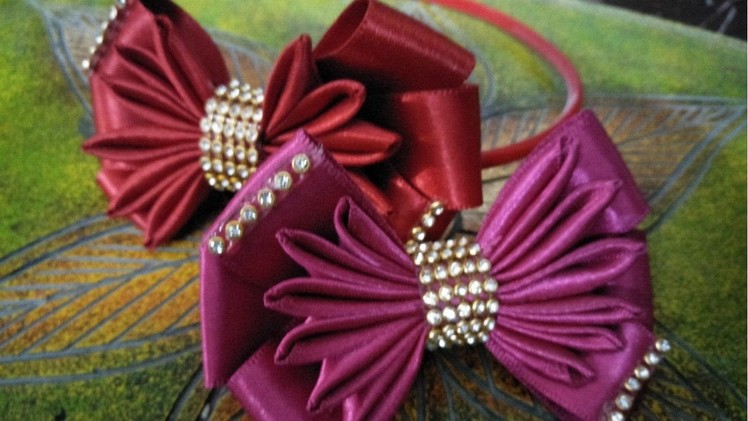 How to make ribbon bows