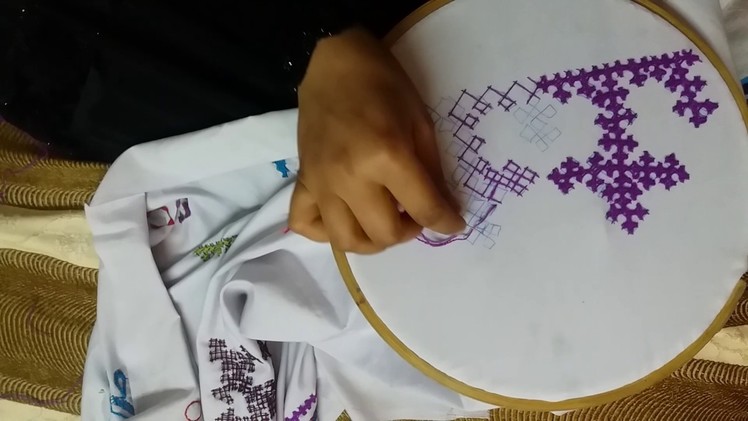 How to make sindhi hand embroidery  Handy work