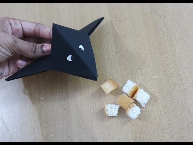 Paper Hungry Crow Making ~ How A Hungry Crow Eats Food ~ Kids Craft ~ Funny Video ! Watch It !!