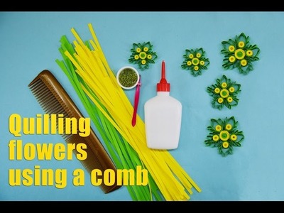 PAPER QUILLING FLOWER| how to make easy paper flowers