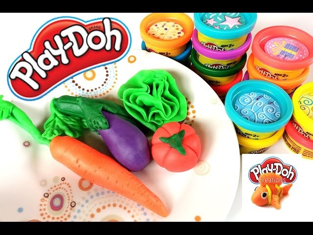 Play Doh | Play & Learn How to Make Vegetables