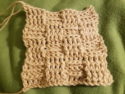 The "Basketweave Stitch" Crochet Tutorial