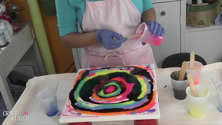 Time Lapse Abstract Resin Art Pour | Dream | DIY Projects | Craft Klatch | How To