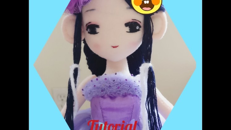 Tutorial - How to make the rag dolls Part two (Doll's Hair)