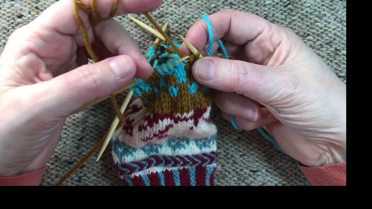 Two-Handed Color Knitting - Sheep to Shawl
