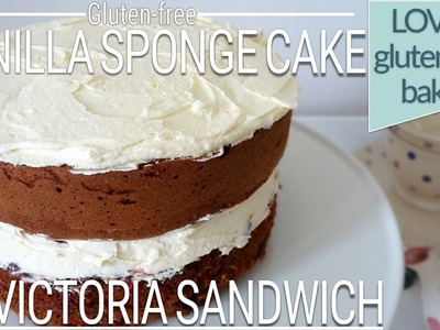 Vanilla Victoria Sponge Cake | Gluten-Free Baking | Easy Step-by-Step How to Make Recipe