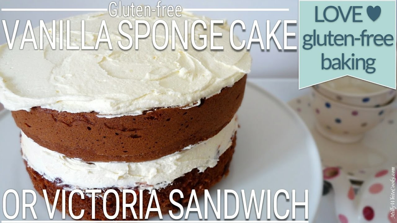 Vanilla Victoria Sponge Cake | Gluten-Free Baking | Easy Step-by-Step How to Make Recipe