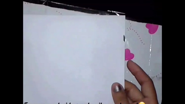 Very easy!!How to make card for "marriage anniversary" in just 5 minutes!!!