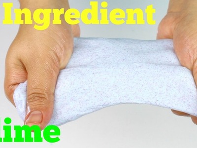 2  Ingredient Slime! How to make easy and safe Slime | No Borax, Liquid Starch, baking or Eye Drops!