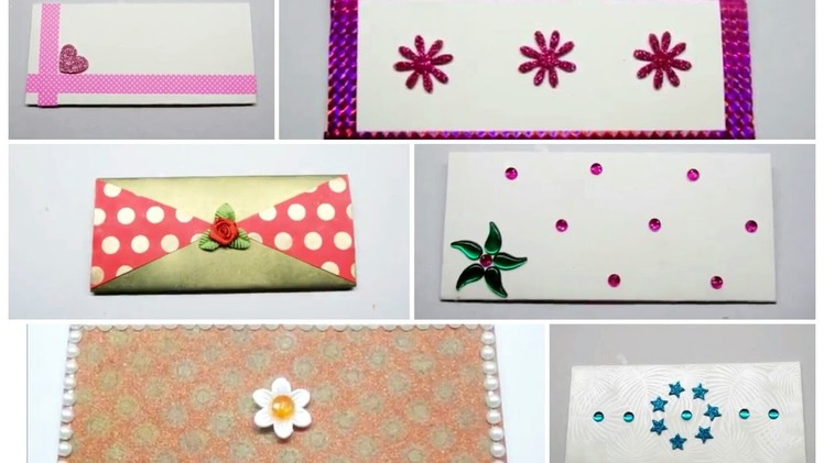 6 ● Amezing Decorative Envelopes at Home. How to Decorate Envelopes.Simple and Easy Decorations