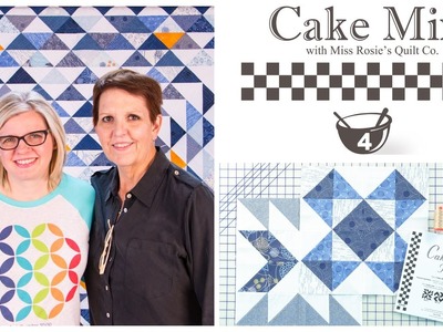 Cake Mix Recipe #4: Triangle Paper for Layer Cakes by Miss Rosie’s Quilt Co. of Moda Fabrics: