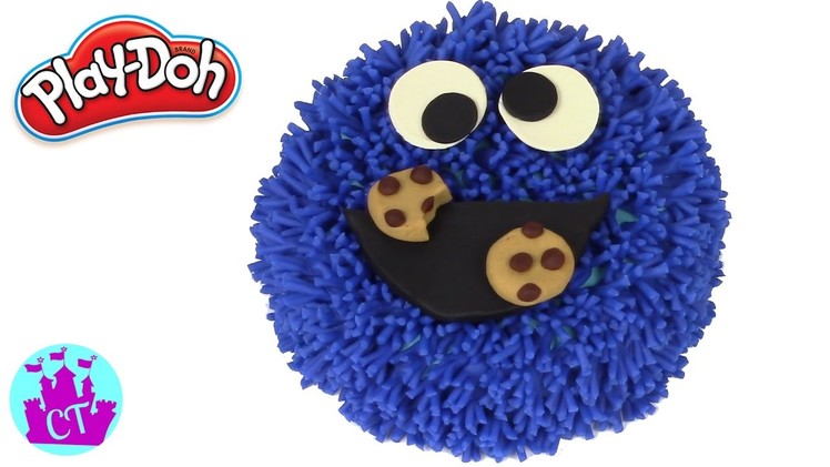 Cookie Monster Eating Cookies Play Doh Cake Rainbow Learning Diy Castle Toys