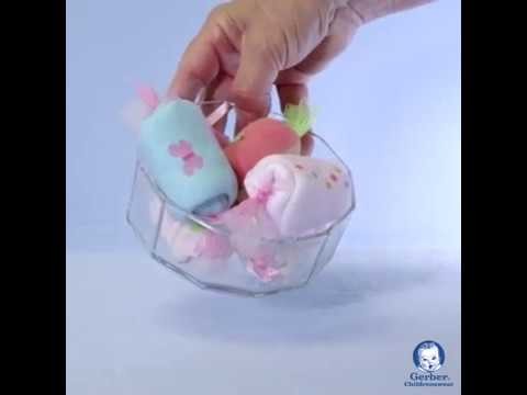 DIY Baby Shower Gift: Socks Candy Dish