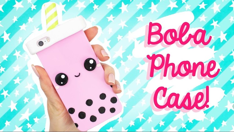 ☆ DIY Bubble Tea PHONE CASE! ☆ Easy & Cute! ☆