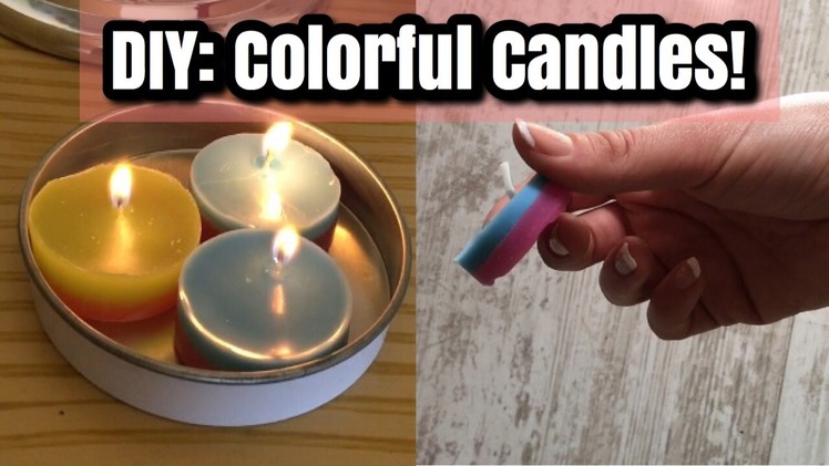 DIY: Colorful Candles! | Super Easy !! | ORDANI DIY
