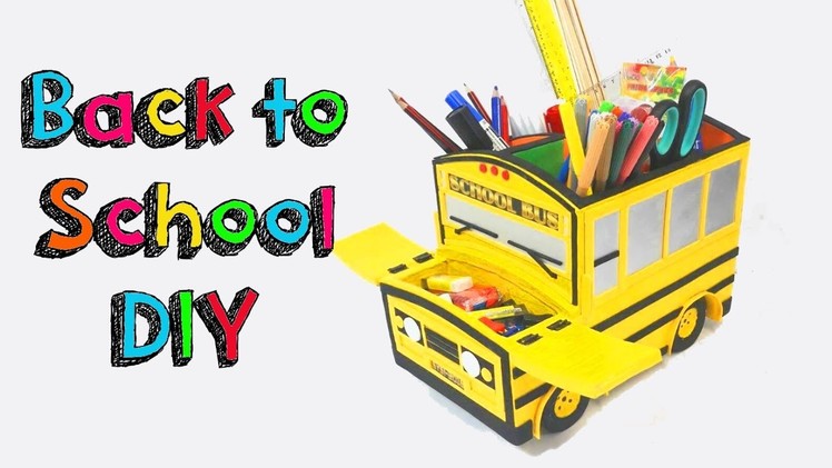 DIY CRAFTS BACK TO SCHOOL FOR CHILDREN - HOMEMADE TOYS