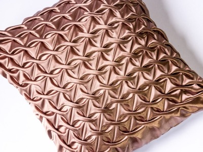 DIY Decorating ideas | Smocked Pillow Cover design | HandiWorks #109