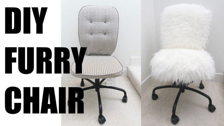 DIY FUR CHAIR | MORE SEREIN