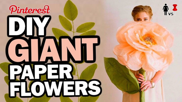 DIY Giant Paper Flowers, Corinne VS Pin #36