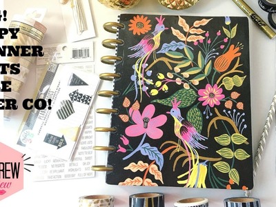 DIY Happy Planner Cover w. Rifle Paper Co Stationary + Happy Planner Giveaway Win!
