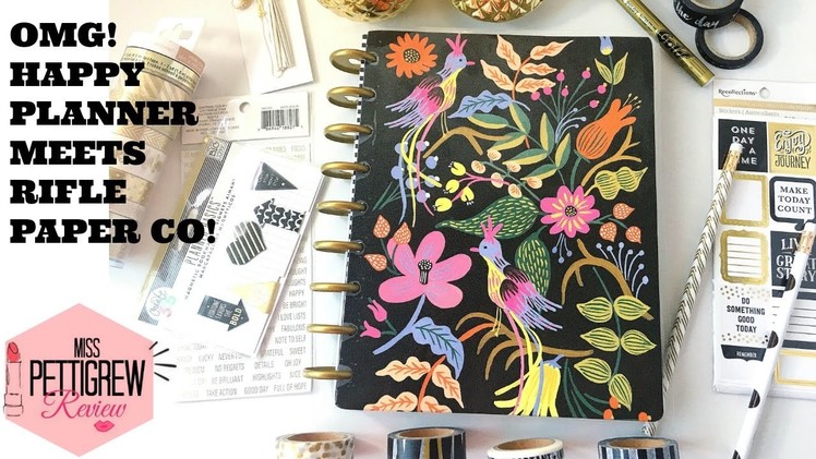 DIY Happy Planner Cover w. Rifle Paper Co Stationary + Happy Planner Giveaway Win!