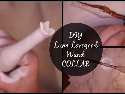 DIY Harry Potter Wand COLLAB | Luna Lovegood wand!