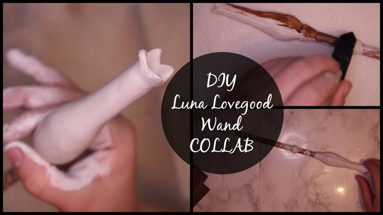 DIY Harry Potter Wand COLLAB | Luna Lovegood wand!