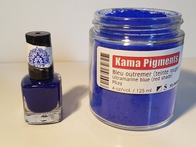 DIY How to Make Your Own Stamping Polish Part 4 - Ultramarine Blue