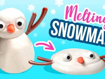 DIY MELTING Snowman Putty!! Make Fun Melting Clay!