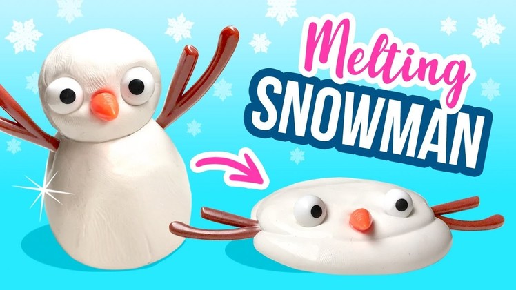 DIY MELTING Snowman Putty!! Make Fun Melting Clay!