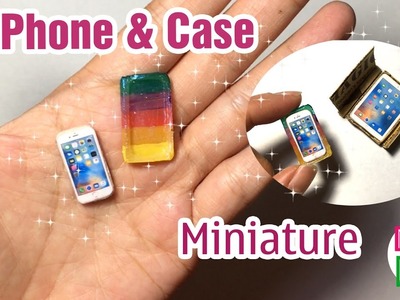 DIY Miniature iPhone & Case Dollhouse | How to make an iPhone & Case for your Doll