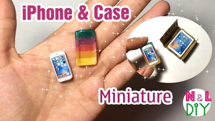 DIY Miniature iPhone & Case Dollhouse | How to make an iPhone & Case for your Doll